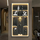 GobekUsa Luminous Wall Mural - Remote Control High-End Art Painting for Modern Living Room & Corridor