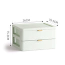 GobekUsa Desktop Organizer Drawer Cosmetic Rack Jewelry Storage Box