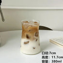 GobekUsa Glass Iced Latte Coffee Cup for Hot/Cold Beverages