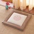 GobekUsa Linen Seat Cushion: Comfortable Non-slip Chair Pad with Strap