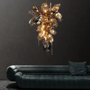 GobekUsa Crystal Duplex Chandelier: Modern Artistic Living Room Lighting