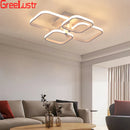 GobekUsa LED Square Chandelier Ceiling Light for Living Room Bedroom