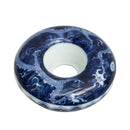 GobekUsa Blue White Porcelain Teacup Tray Set, Chinese Retro Home Decor Accessory