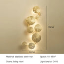 GobekUsa Industrial Nordic Lotus Leaf Wall Sconce: Retro Loft Style for Home, Hotel, Aisle