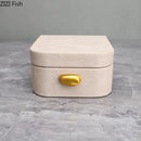 GobekUsa Leather Jewelry Box: Stylish Dresser Table Decor & Storage Jar