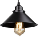 GobekUsa Industrial Black Pendant Light Dimmable Kitchen Ceiling Fixture