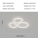 GobekUsa Circular Lumines Panel Ceiling Light for Living Dining Room Decor
