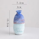 GobekUsa Gradient Ceramic Vase - Tabletop Floral Decoration