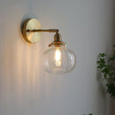 GobekUsa Glass Ball Wall Lamp Sconce Modern Nordic Sconce Lighting for Bedroom Mirror