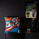 GobekUsa Christmas Picasso Style Abstract Cushion Cover for Living Room Sofa and Bed