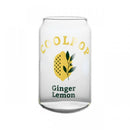 GobekUsa 350ml Can Shape Glass Cup with Fruit Prints for Tea Coffee Milk Beer