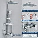 GobekUsa Digital Display Shower System with Thermostatic Control and Tub Spout
