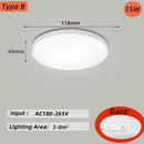 GobekUsa LED Ceiling Chandelier: Modern 220V Living Room Light Fixture with Ultrathin Design