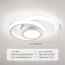 GobekUsa Black Square LED Ceiling Lamp: Modern Lighting for Corridor, Aisle, Cloakroom, Balcony