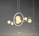 GobekUsa Glass Strip Bubble Chandelier: Unique Magic Bean Pendant Light for Modern Decor
