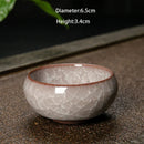 GobekUsa Ice Cracking Ceramic Tea Cup Espresso Coffee Kung Fu Teacup Cute Cup