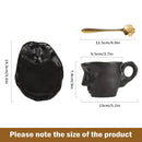GobekUsa Ceramic Kissing Couple Tea Cup Set with Saucer and Spoon