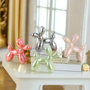 GobekUsa Abstract Ceramic Balloon Dog Sculpture for Home Office Decor-Gift-Quality Study Room Statue
