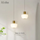 GobekUsa Acrylic LED Hanging Lamp for Minimalist Bedroom Decor