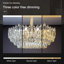 GobekUsa Crystal Chandelier: Modern Light Luxury for Living Room, Bedroom, Dining Room