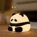GobekUsa Animal Silicone Night Light USB Rechargeable Timer Baby Kids Bedside Lamp