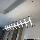 GobekUsa LED Chandelier: Modern Nordic Industrial Pendant Light for Dining Room and Bar