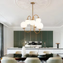 GobekUsa Glass Ball Led Pendant Chandelier for Home Decor & Kitchen Lighting