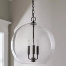 GobekUsa Glass Ball LED Chandelier for Modern Restaurant & Bar Decor