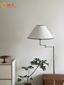 GobekUsa Cream Rocker Arm LED Floor Lamp for Modern Living Spaces