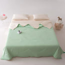 GobekUsa Green Summer Cooling Comforter for Single Beds