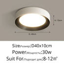 GobekUsa LED Ceiling Lights: Modern Dimmable Square Circular Indoor Lighting for Bedroom, Balcony, Aisle