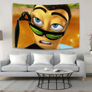 GobekUsa Bee Movie Meme Tapestry Art Wall Hanging Decor for Living Room