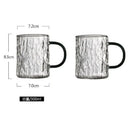 GobekUsa Japanese Heat-Resistant Glass Handle Water Coffee Milk Juice Wine Cups