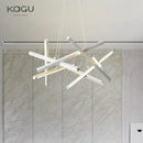 GobekUsa LED Chandelier Remote Control Ceiling Pendant Light for Living Room, Dining Room, Bedroom
