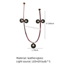 GobekUsa Leather Chandeliers 2023 LED Minimalist Home Decor Lighting for Living Room