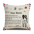 GobekUsa Love Mom Cushion Cover 45x45cm - Family Anniversary Gift - Nordic Design
