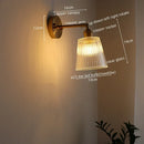 GobekUsa LED Glass Wall Lights Modern Decor for Bedroom Living Room Bar Balcony.
