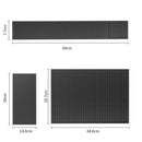 GobekUsa Coffee Bar Cup Mat: PVC Rubber, Anti-slip, Heat Resistant, Durable Drain Mats