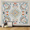 GobekUsa Astrology Chart Tarot Tapestry Wheel Sun Moon Tree Mushroom Wall Hanging