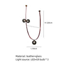 GobekUsa Leather Chandeliers 2023 LED Minimalist Home Decor Lighting for Living Room