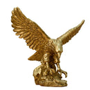 GobekUsa Golden Eagle Resin Sculpture Falcon Home Decor Figurine