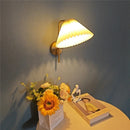 GobekUsa Golden LED Reading Wall Lamp, Modern Minimalist Bedside Wall Light