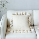 GobekUsa Knit Cushion Cover 45*45cm Soft Solid Pillow Case for Sofa Bed Nursery