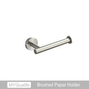 GobekUsa Brushed Gold Bathroom Hardware Set: Towel Bar, Paper Holder, Robe Hook