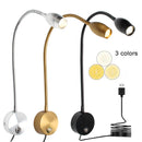 GobekUsa LED Reading Light with Dimmable Switch, 3 Color Modes, 10 Brightness Levels