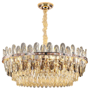 GobekUsa Crystal Chandelier Light: Modern LED Living Room Dining Bedroom Luxury