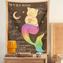 GobekUsa Cat Tapestry: Bohemian Moon Cat Wall Art for Cute Home Decor