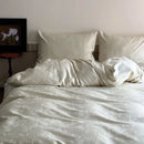 GobekUsa Chinese Style 100% Cotton Jacquard Duvet Cover Set - Luxury Queen Bedding