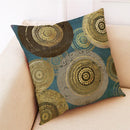GobekUsa Ginkgo Leaves Linen Cushion Cover for Modern Home Decor & Living Room