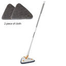 GobekUsa 360 Rotating Telescopic Triangle Floor Mop & Window Squeegee